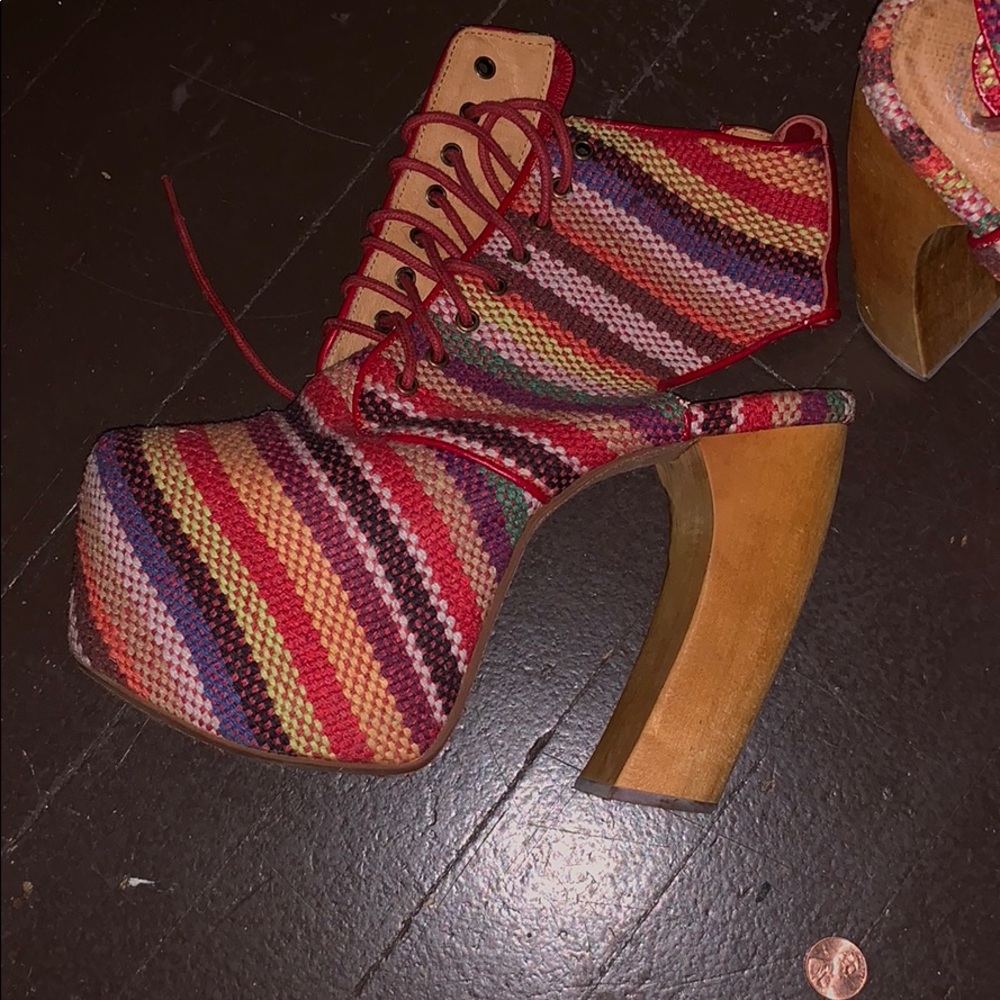 Jefferey Campbell curved back out heel